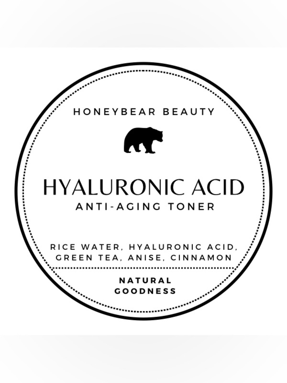 Hyaluronic Acid Anti-Aging Toner for Collagen Production HoneyBear Beauty